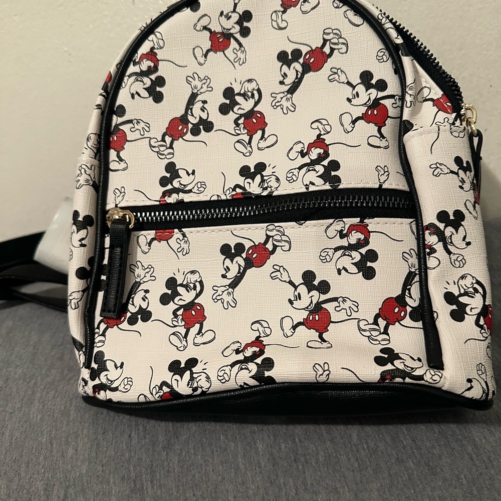 Disney Black and Red Mickey Mouse Mini Backpack